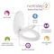Mayfair Mayfair by Bemis NextStep2 Slow Close Elongated White Enameled Wood Toilet Seat 188SLOW 000 - alternate 2